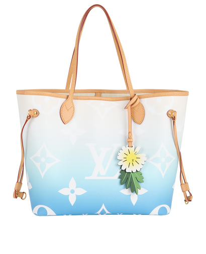 Neverfull MM By The Pool, &pound;1,750, Handbags, Blue/White, Canvas, Front view